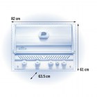 Grill do zabudowy Napoleon Prestige BIPRO 500 Gaz Ziemny